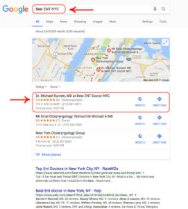 best-ent-doctor-google-marketing-seo-nyc