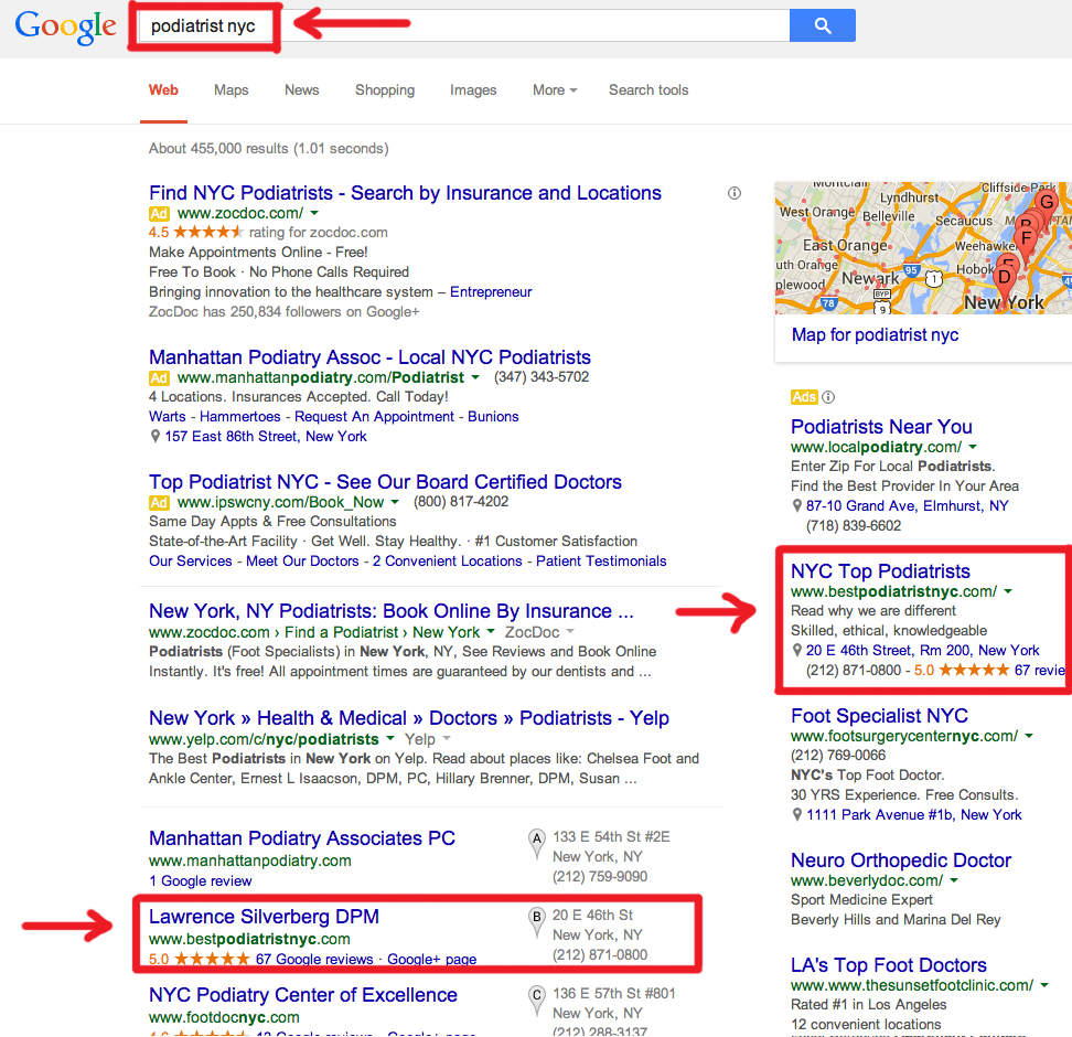 best-seo-marketing-for-podiatrists-nyc